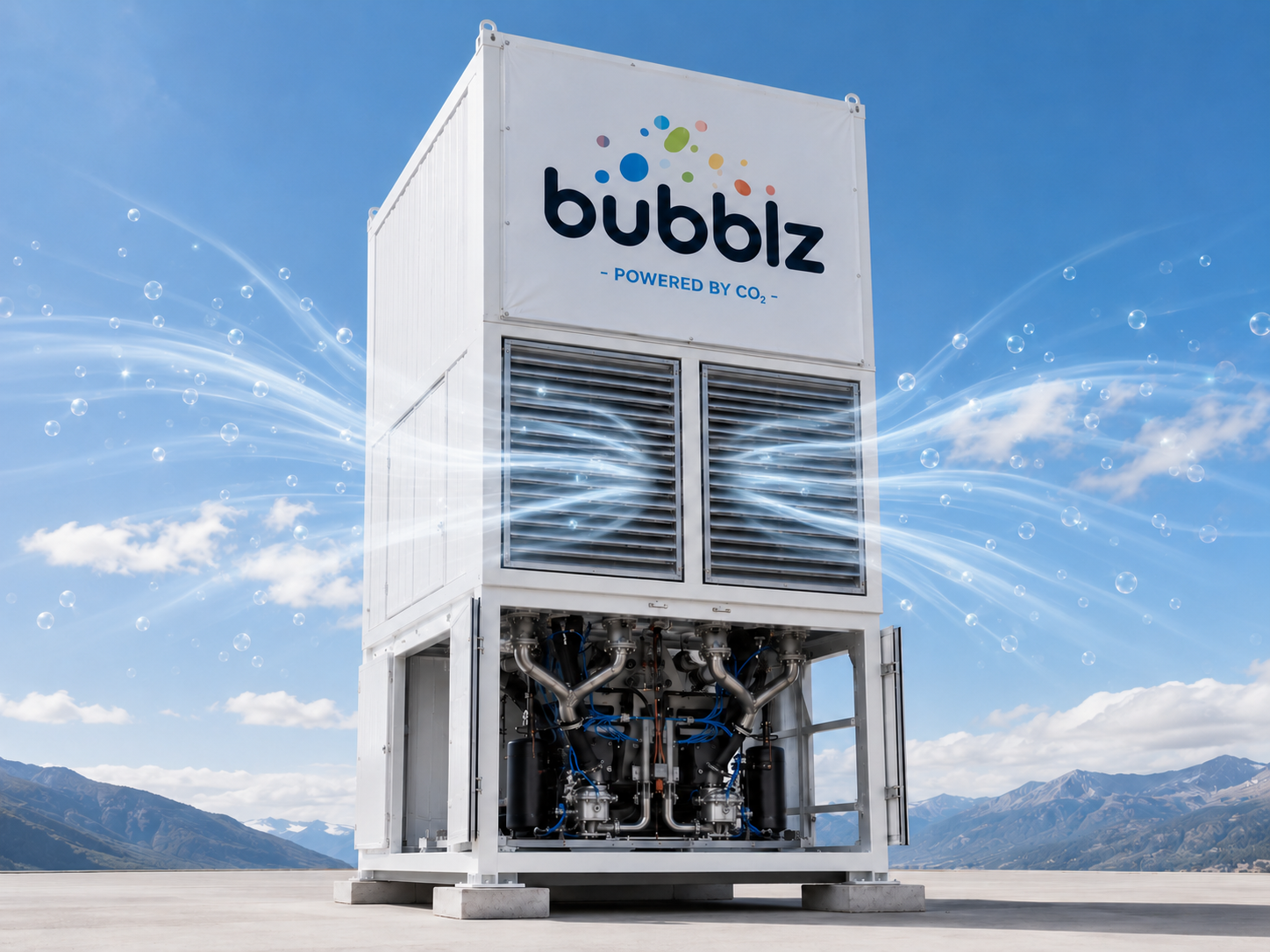 bubblz direct air capture machine