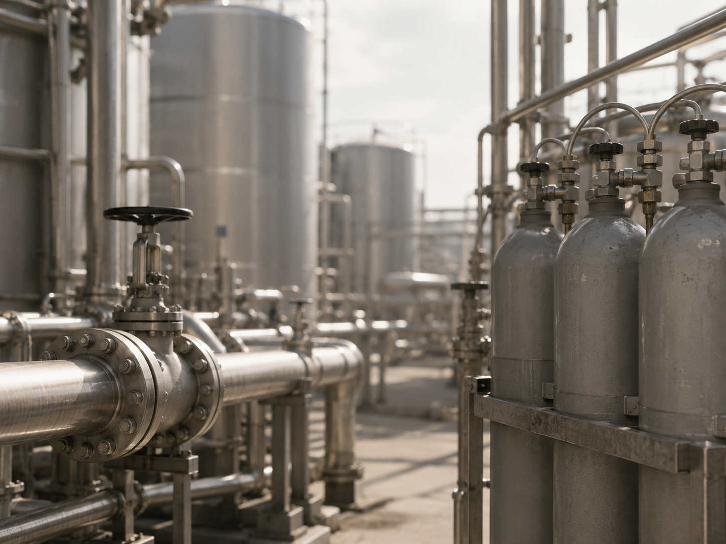 Industrial fertilizer plant